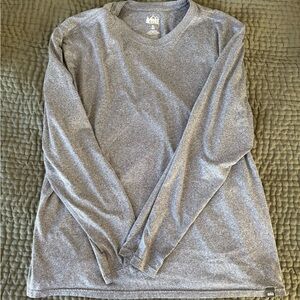 Men's REI Gray Long Sleeve Shirt